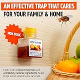 Super Ninja Fruit Fly Trap 2 Pack – Indoor Killer, Safe for Kids & Pets view 6
