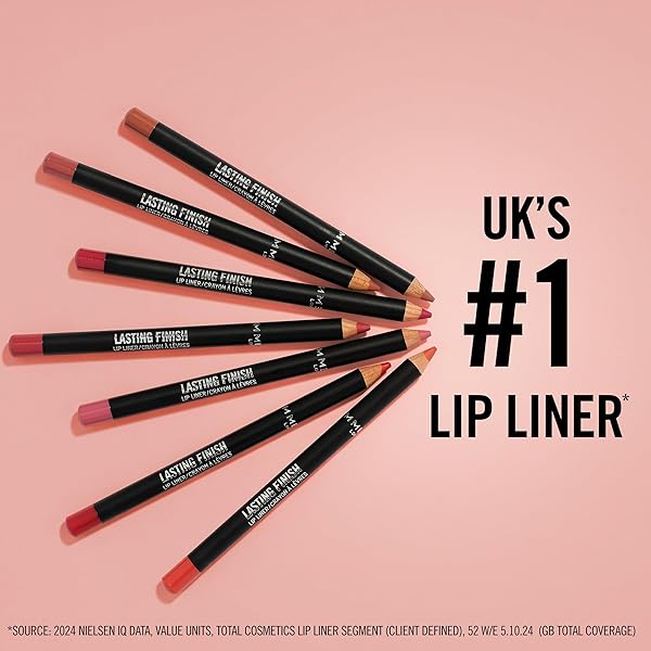 RIMMEL LASTING FINISH 8HR SOFT LIP LINER PENCIL – VIBRANT, BLENDABLE FORMULA TO LOCK LIPSTICK IN PLACE FOR 8 HOURS – 850 UNDERGROUND, .04OZ