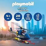 Playmobil City Action Police Helicopter 72080 with Officer Rotors view 2