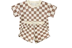 Unisex Kids Shorts Sets Summer Outfits Cotton Toddler Clothing Sets T-Shirts&Shorts 2pcs 1-8T