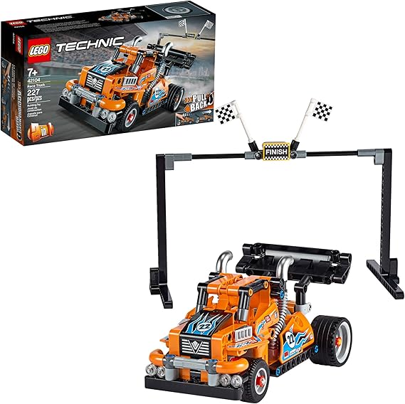 lego orange truck