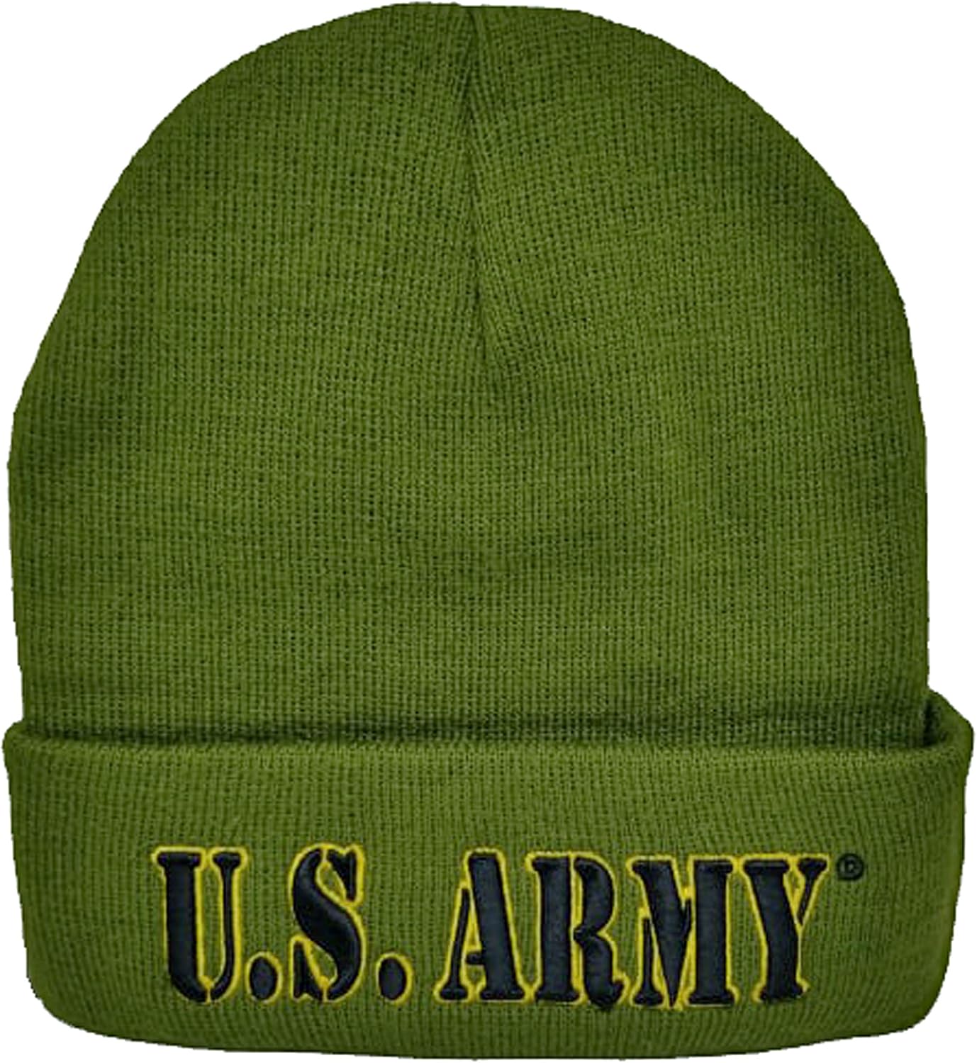 olive green skull cap