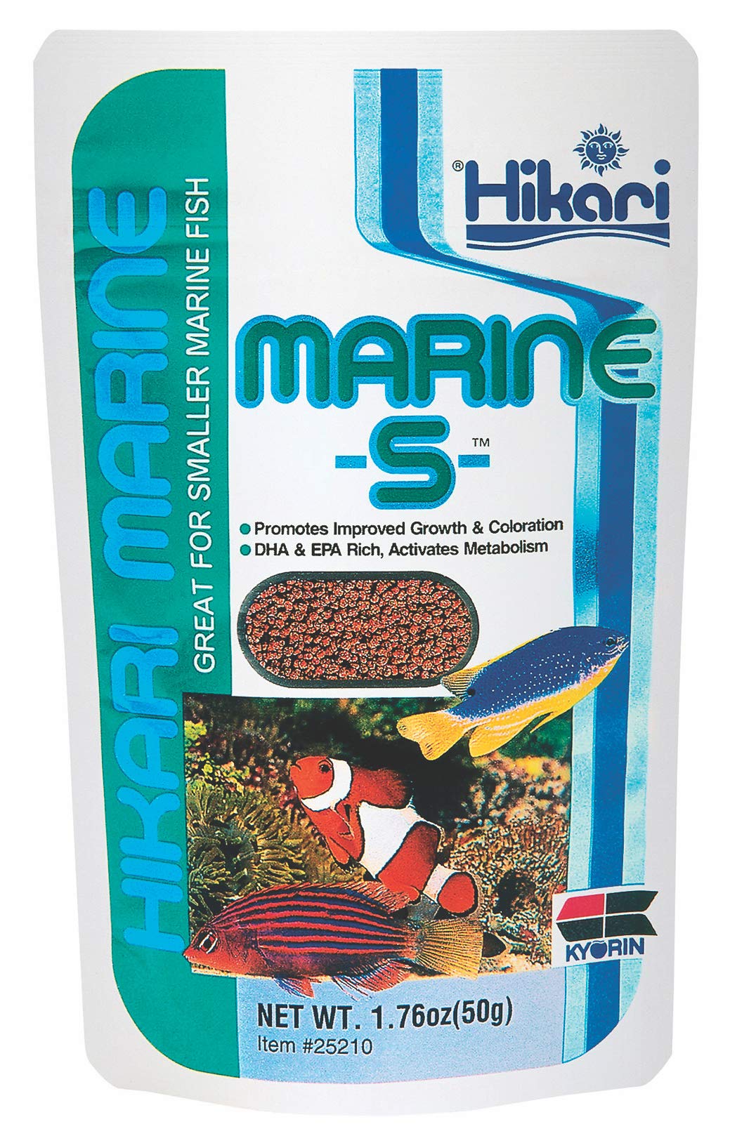 Hikari Marine-S Pellets Fish Food for Smaller Marine Fish — image 1