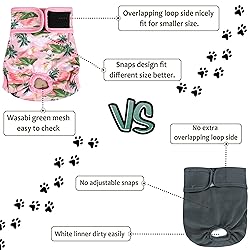 Female Dog Diapers - Premium Reusable Diapers for
