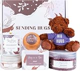 Pamper Belle Hug Gift Set for Her - Bath Spa Relax Care Package with Teddy view 1