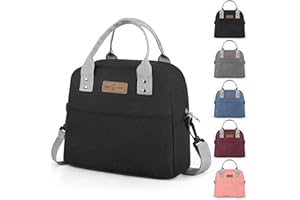 Lunch Bag Insulated Lunch Tote Bag with Adjustable Strap Reusable Lunch Box for Women/Men/Kids Leakproof Lunch Bags Portable 
