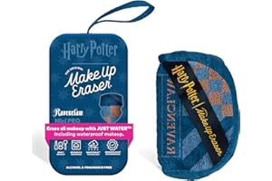 MakeUp Eraser Mini PRO Erase All Makeup With Just Water, Including Waterproof Mascara, Eyeliner, Foundation, Lipstick, Sunscreen and More Harry Potter Ravenclaw, 1ct