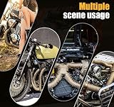 ilauke Titanium Exhaust Wrap Tape 5Mx5CM with 10 Ties Heat Shield Roll view 8
