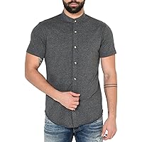 GRITSTONES Men's Cotton Half Sleeve Shirt