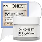 Honest Beauty Hydrogel Cream with Hyaluronic Acid, Lightweight Moisturizing Water, Gentle for Sensitive Skin, Fragrance-Free, Vegan 1.7, fl oz