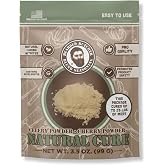 Bearded Butchers Natural Cure, 3.5 oz &ndash; Celery Juice Powder &amp; Cherry Powder for 25 lbs Meat - Natural Curing Alternative to Sodium Nitrite &amp; Pink Curing Salt - Clean Label Meat Cure for Making Snack Sticks, Jerky, Sausage, Bacon &amp; More