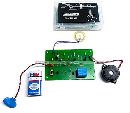 INSIGNIA LABS - PIEZO VIBRATION TOUCH SENSOR BASED ALARM KIT PROJECT - SCHOOL COLLEGE ELECTRONIC PROJECT
