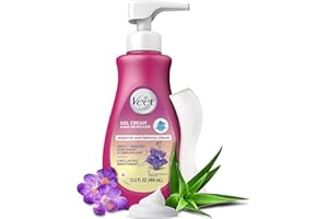 Hair Remover, Veet Gel Hair Removal Cream Sensitive, 13.5 Ounce, Sensitive formula with Aloe Vera and Vitamin E (pack of 1)