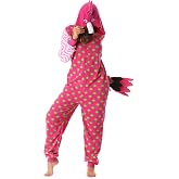 Just Love Adult Onesie Womens Flamingo