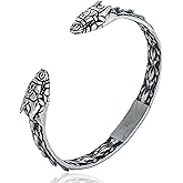 LANGHONG Stainless Steel Viking Bracelet Men's Cuff Bracelet For Men Talisman Jewelry