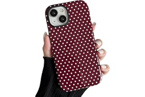 ZTOFERA Magnetic Case for iPhone 13/14, Polka Dot Phone Case Cute for Girl Women, Compatible with Magsafe, Hard PC+Soft TPU P