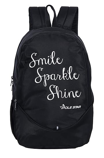 POLE STAR NEW BUDDY 31 Lt Black Casual Backpack I School Bag