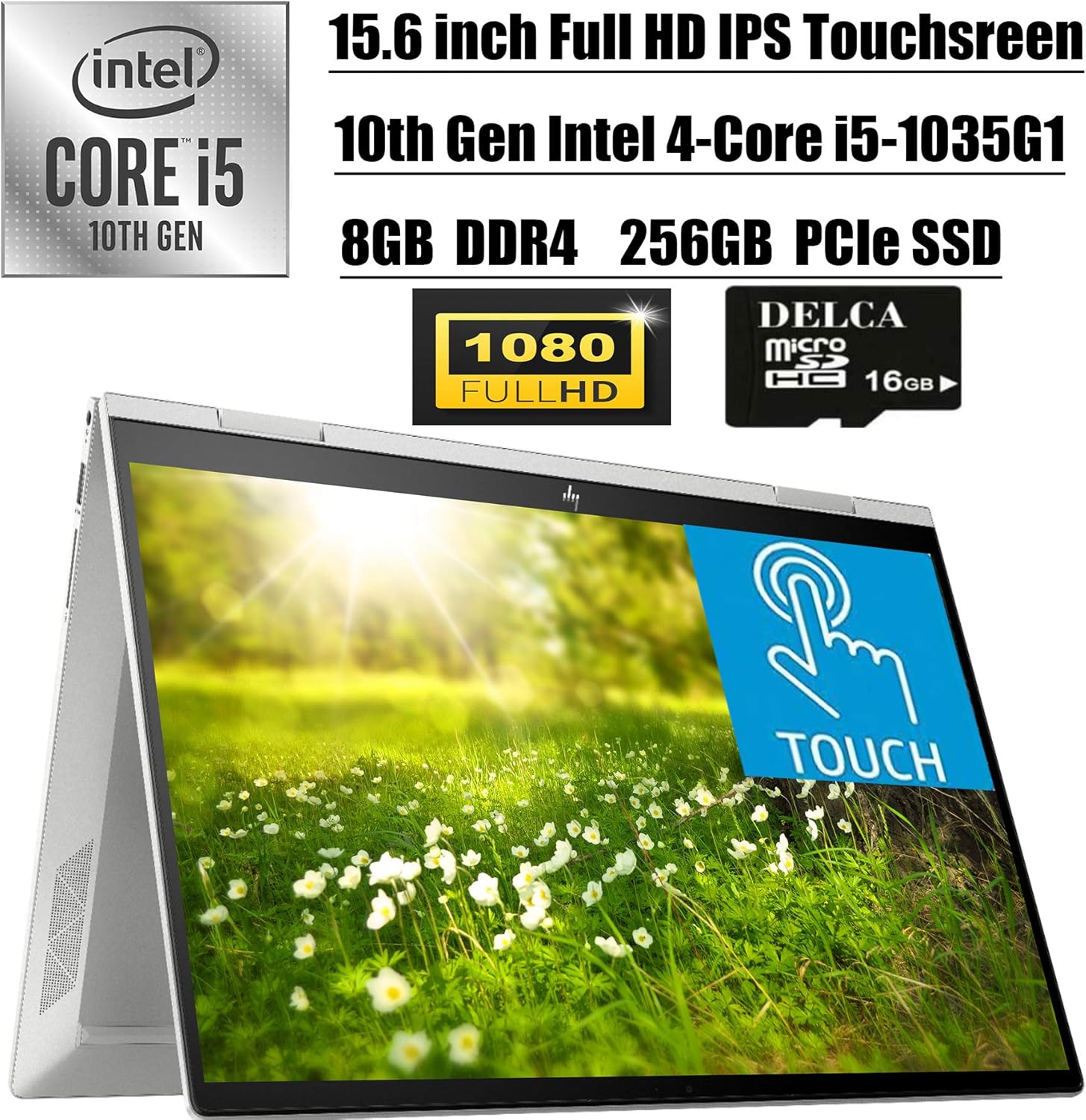 HP Envy x360 2 in 1 2020 Business Laptop I 15.6