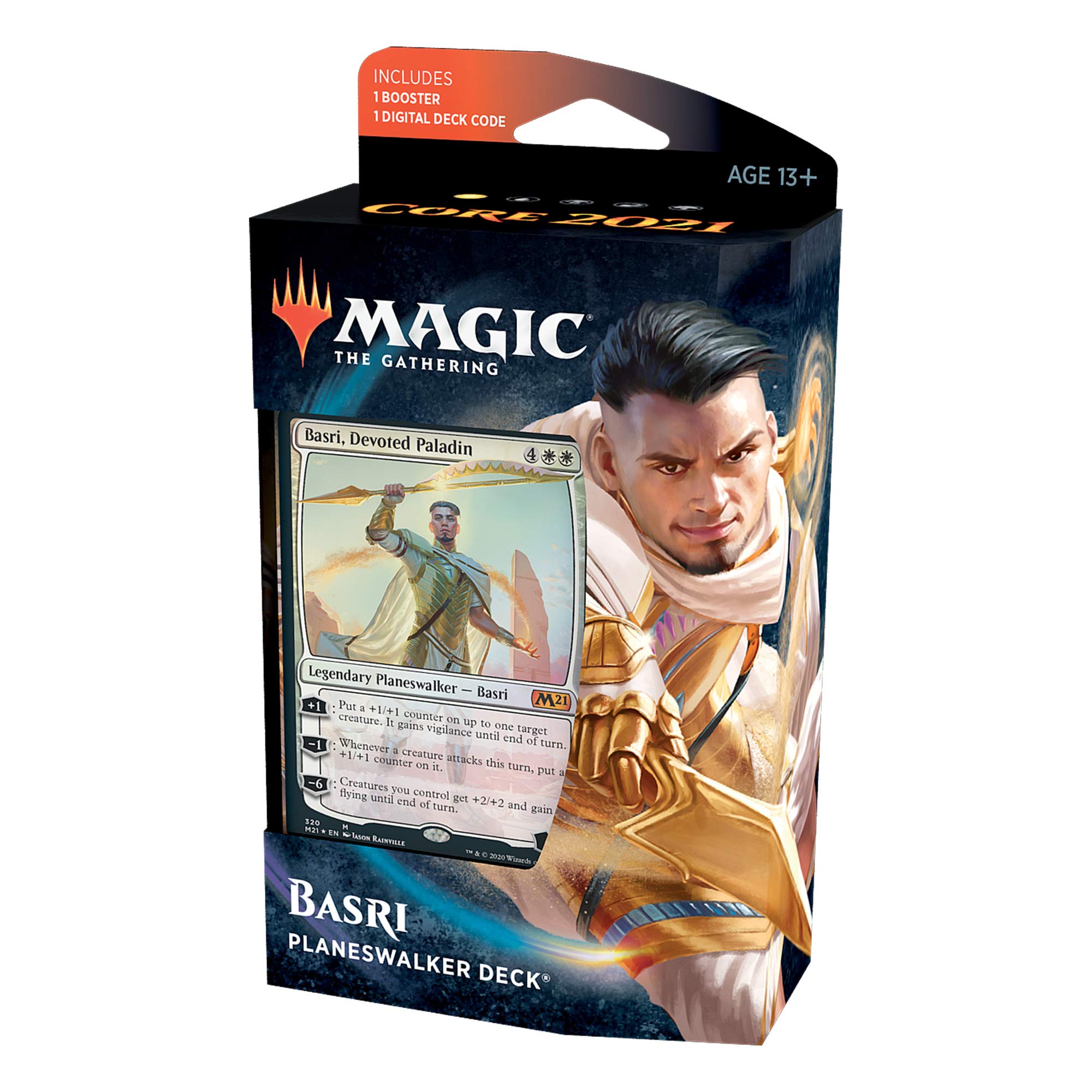 Magic: The Gathering Basri Ket, Devoted Paladin Planeswalker Deck (60 Card Starter Deck + 1 Booster)