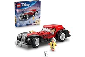 LEGO Disney Cruella De Vil's Car Toy – 101 Dalmatiens – Kit de construction de véhicules pour filles et garçons, à partir de 