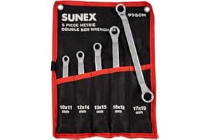 Sunex Tools 9950M Metric Double Box Wrench Set, 5 Piece