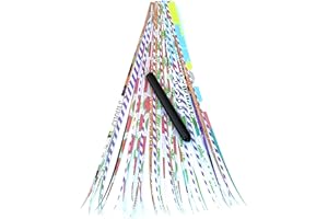 GROUND ZERO CREATIONS Paper Bead Kit includes Paper Roller Tool with 3MM (1/8") Diameter Stainless Steel Tip, 3/4" Slot in Tip for holding paper, Comfort Grip Handle, Pack of Paper Strips, and Directions