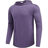 PINSPARK Lightweight Pullover Hoodies for Men Long Sleeve Hoodie for Golf Gym Workout Athletic Sweatshirt