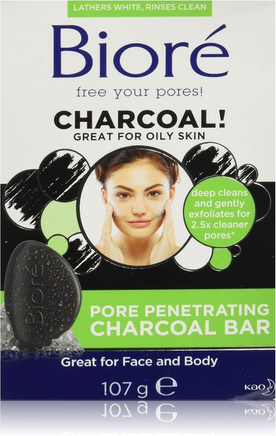 biore charcoal soap