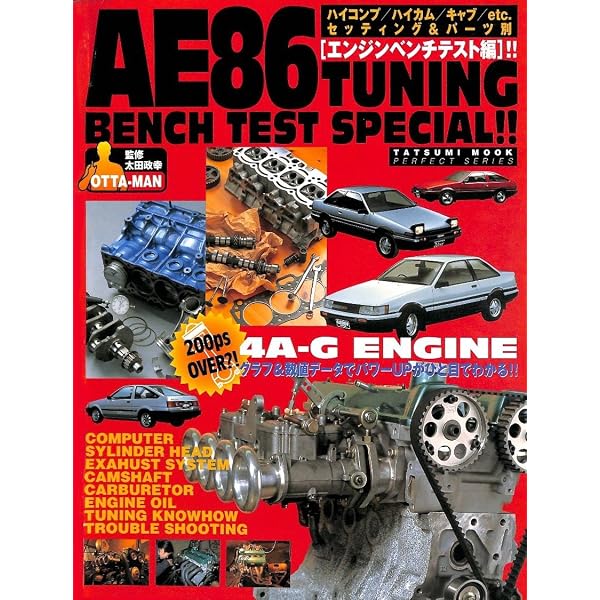 Toyota 4AG and AE86 tuning: 4AG engin ovahouru chuninge mukku