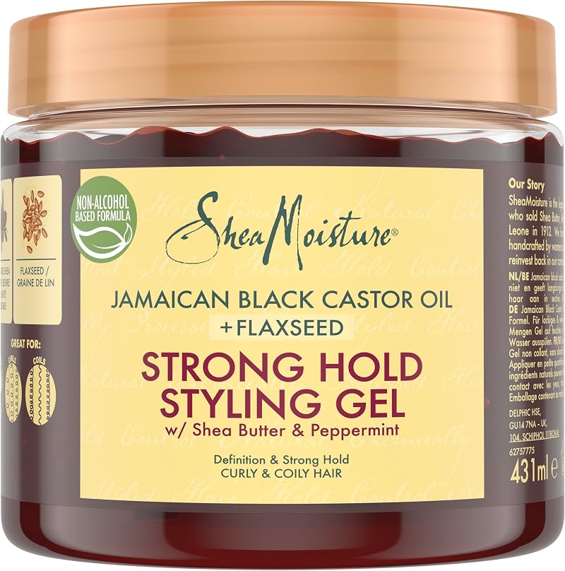 SheaMoisture Jamaican Black Castor Oil Strong Hold Styling Gel 431 ml