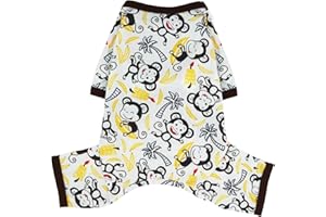 VIUNIMO Chihuahua Clothes Dog Pajamas for Small Medium Dogs Summer Cute Yorkie Dog Clothes Boy Girl Dog Pjs Soft Stretchy Doggie Puppy Clothes (X-Small)