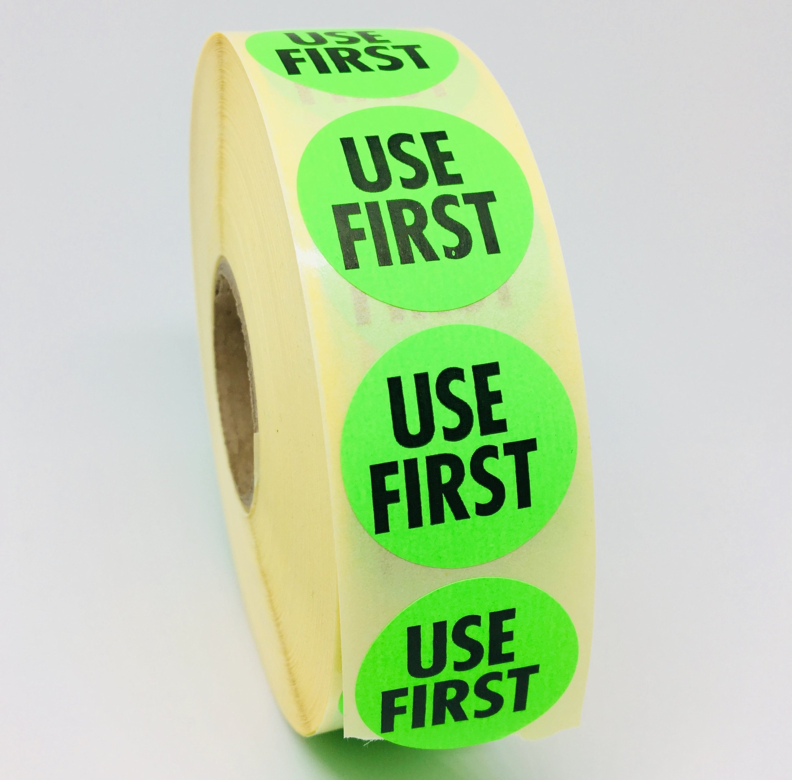 1000 Circle USE First Labels 30mm Diameter