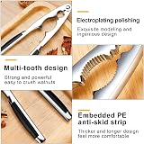 Taysu Nutcracker Heavy Duty Stainless Steel Non-Slip Handle view 6