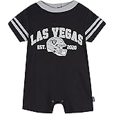 Gerber NFL unisex-baby Nfl Team Short Sleeve Romper