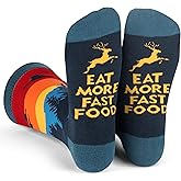 Lavley Fishing and Hunting Socks - Socks for Hunters and Fishermen, Fun Gift for Birthdays, Father’s Day, or Everyday Wear