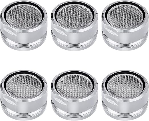 6 Pcs Bathroom Faucet Aerator Parts Male Kitchen Faucet Aerator
