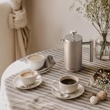 VonShef 3 Cup Cafetiere Stainless Steel 350ml Double Walled French Press view 6