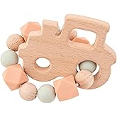 Stephen Joseph, Silicone Teether, Natural Wood Teether, Farm