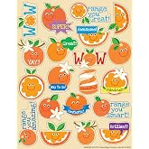 Eureka Orange Stickers, Scented (650918) | 4 Sheets of Stickers | Scratch and Sniff | Orange Scent