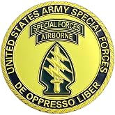 United States Army Special Forces Coin - Airborne Coin, Military Challenge Coin, Collectible Souvenir for Veterans &amp; Military Enthusiasts