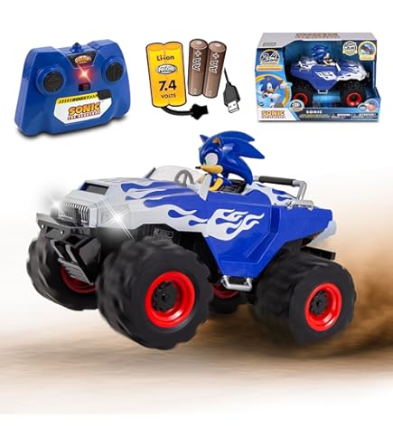 NKOK Sonic Free Riders R/C (2.4GHz, Turbo Boost), Full Function R