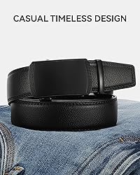 CHAOREN Mens Belt Leather Ratchet Belt