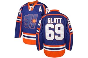Phoneutrix Doug The Thug #69 Glatt Halifax Highlanders Hockey Jersey Blue