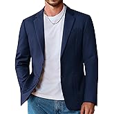 Vssjavun Mens Sports Coats Blazers 2 Button Lightweight Blazer Jackets Casual Suit Jacket