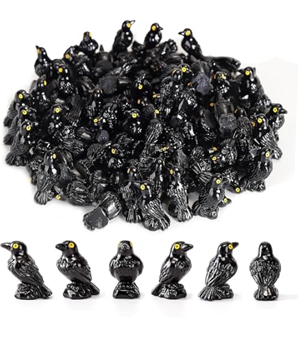 Aorvoras Miniature Black Rats - 5-Pack Halloween Dollhouse Accessories For Fairy Gardens & Crafts - View #6