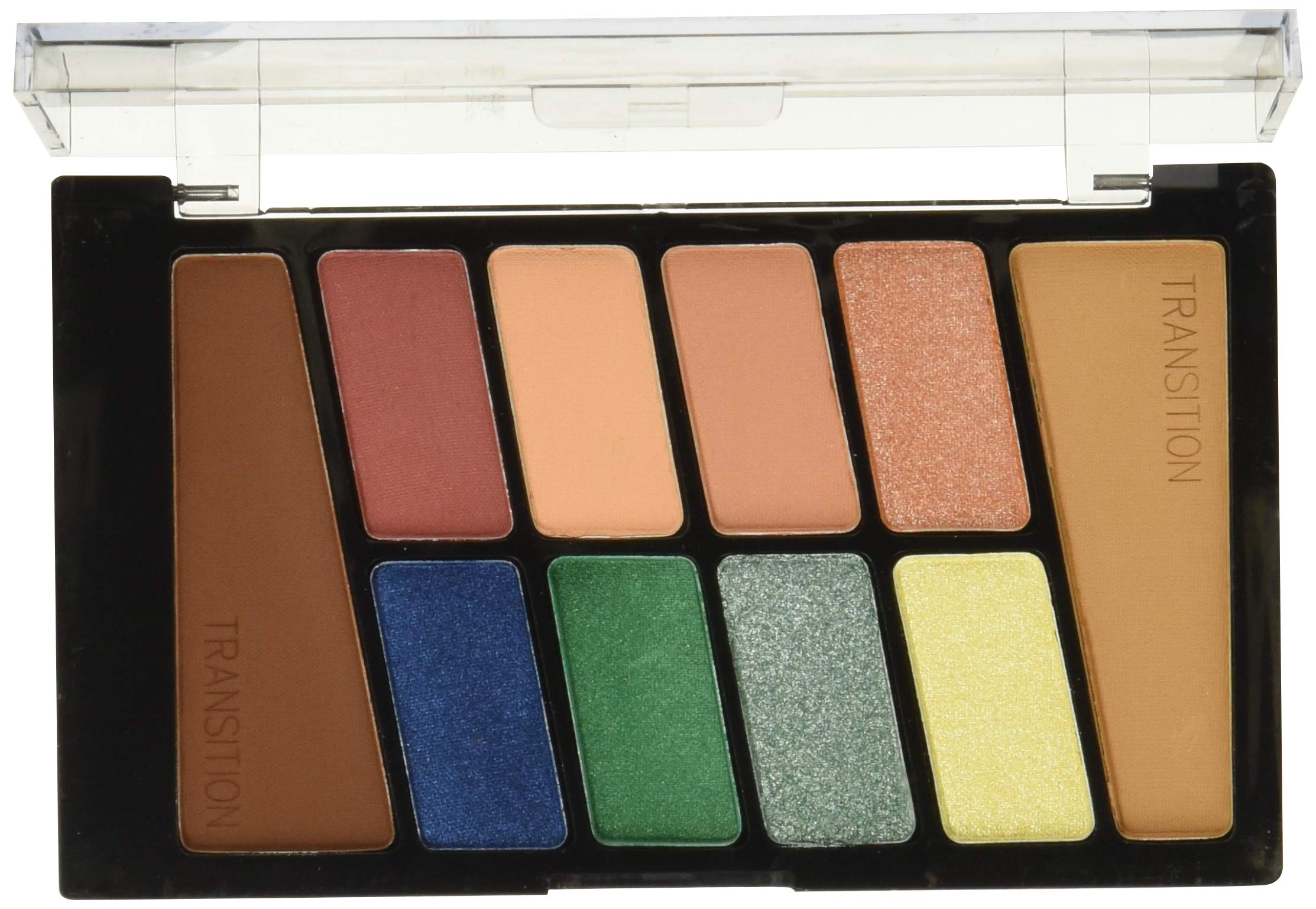 wet n wild Color Icon 10-Pan Eyeshadow Makeup Palette, Long Lasting, Shimmer, Metallic, Glittery, Matte, Rich Smooth Pigment, Cruelty Free - Stop Playing Safe
