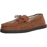 FOCO NHL Los Angeles Kings Mens Team Logo Moccasin Slippers ShoesCollege Team Logo Moccasin Slippers Shoes, Tan, Medium (9-10)