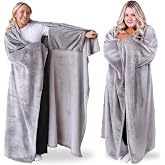 Super Blanky Wearable Blanket for Women &amp; Men Christmas Gift for Women | Men's Christmas Gift for Her, Girlfriend Birthday Gifts for Women, White Elephant Gifts, Gift for Wife Birthday Gift Ideas