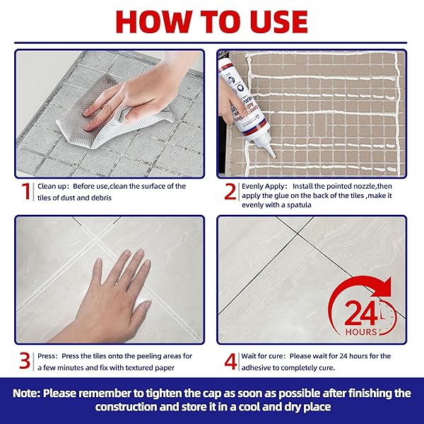 CONSTRUCTION ADHESIVE HEAVY DUTY, TILE ADHESIVE 2×220ML,CEMENT GLUE FOR CONCRETE,VERSATILE CONSTRUCTION GLUE FOR TILE,FLOOR,STONE,WALL ETC,WATERPROOF AND HIGH STRENGTH,WHITE