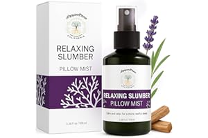 All Natural Pillow Spray Mist for Better Sleep - Lavender Bed Sheets Linen Fabric Refresher with Essential Oils - Formulated 